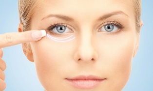 process of rejuvenating the skin around the eyes